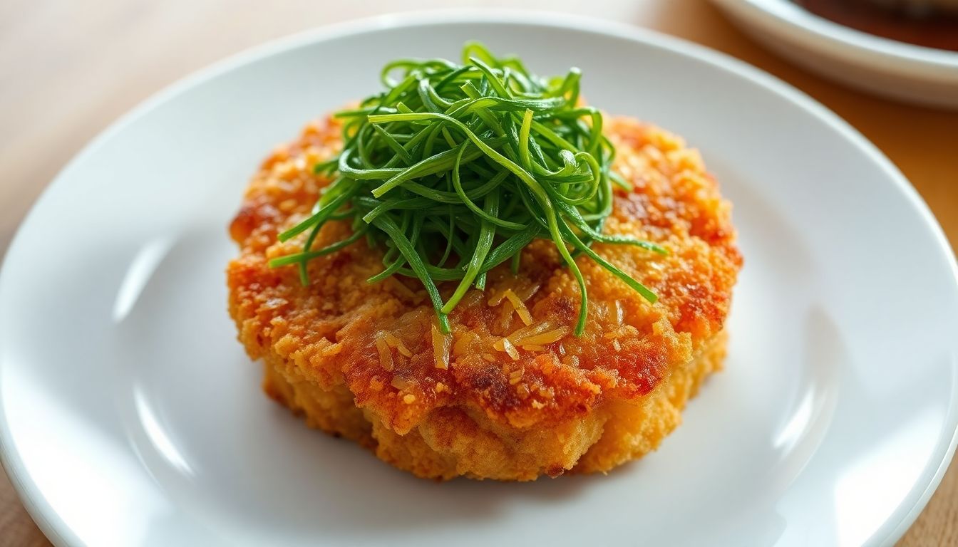 안성휴게소 누엘아토의 두툼하고 바삭한 돈까스와 신선한 해초 토핑