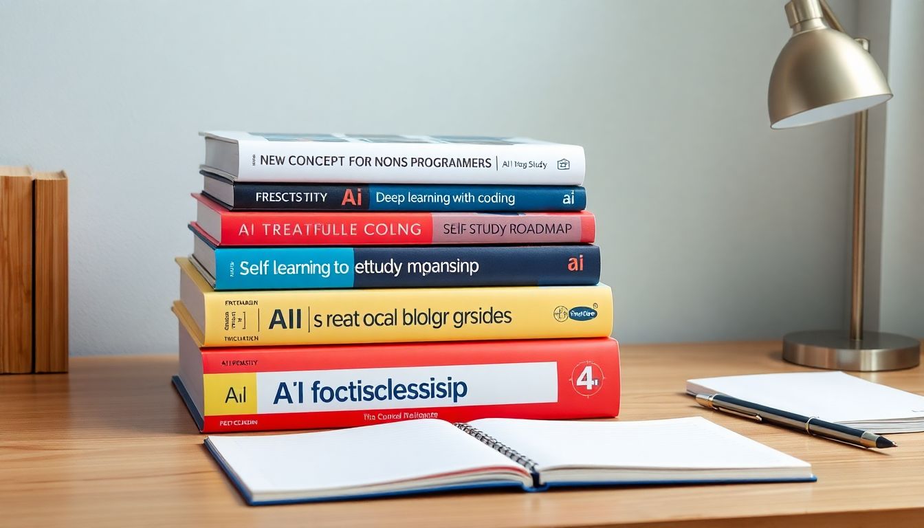 2025년 베스트셀러 AI 입문서 4권을 소개하는 이미지