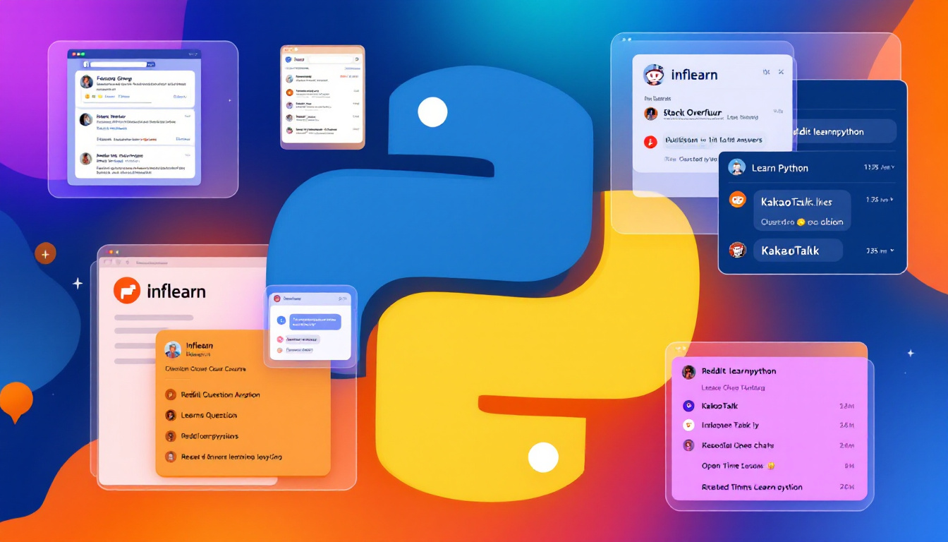 2025년 국내외 활발한 파이썬 공부 커뮤니티들의 디지털 풍경