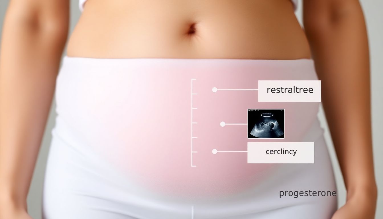 쌍둥이 조산 예방을 위한 자궁경부 초음파 검사와 치료법을 보여주는 이미지